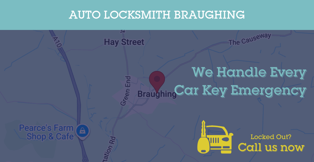 Auto Locksmith Services in Braughing - SG postcode