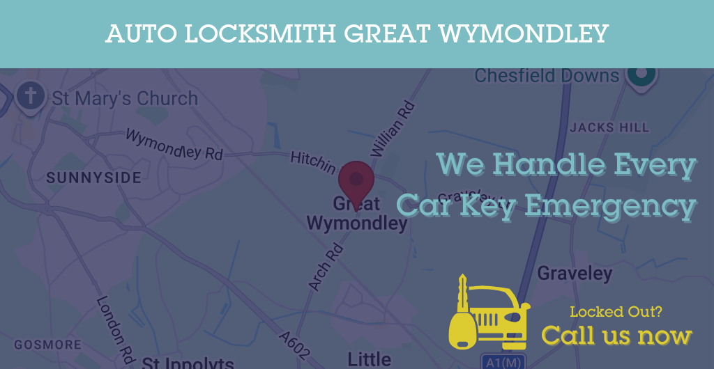 Auto Locksmith Services in Great Wymondley - SG postcode