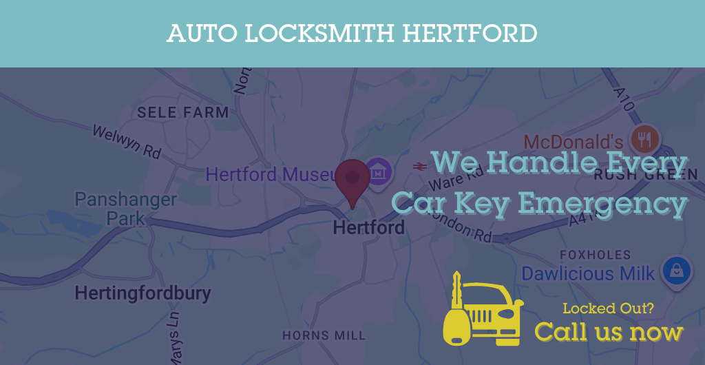 Auto Locksmith Services in Hertford - SG postcode