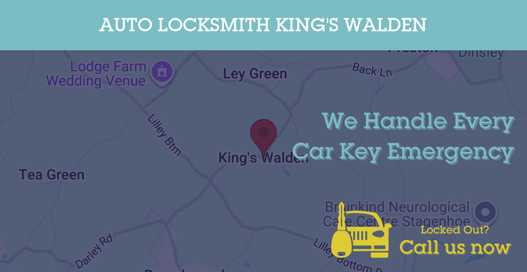 Auto Locksmith Services in King's Walden - SG postcode