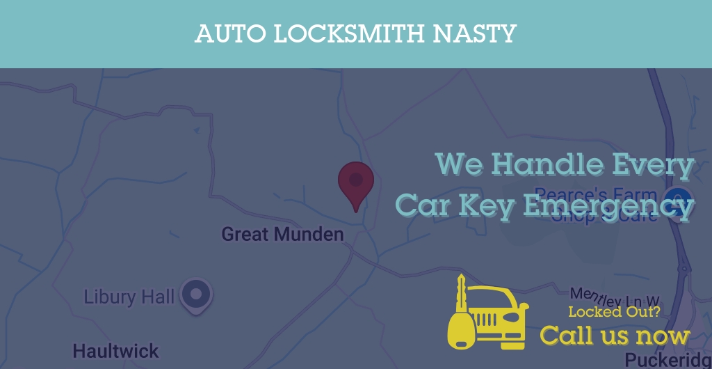 Auto Locksmith Services in Nasty - SG postcode