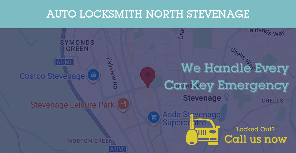 Auto Locksmith Services in North Stevenage - SG postcode