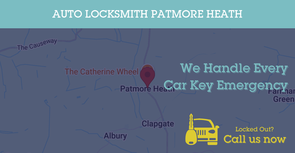 Auto Locksmith Services in Patmore Heath - SG postcode