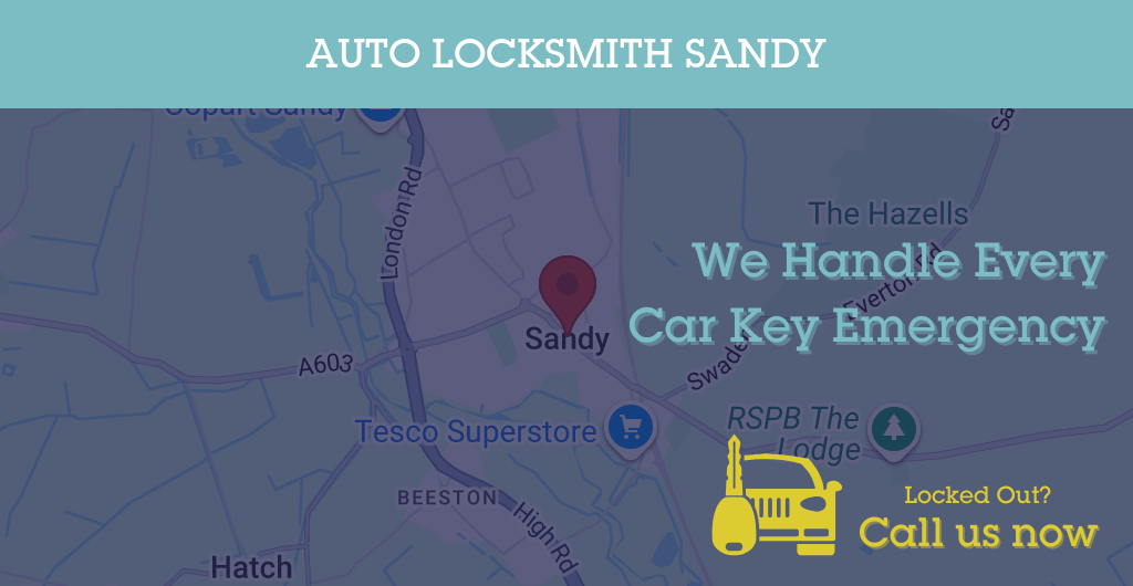 Auto Locksmith Services in Sandy - SG postcode