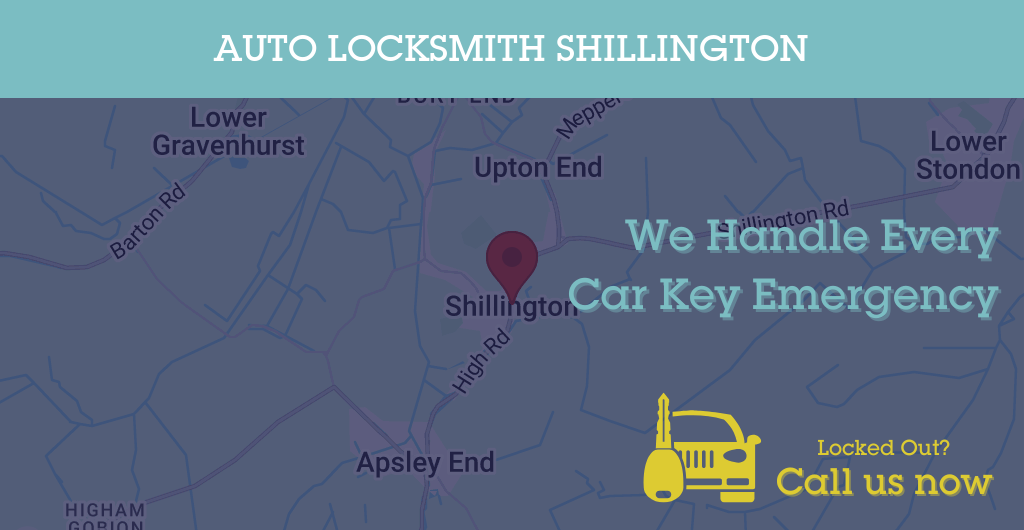 Auto Locksmith Services in Shillington - SG postcode