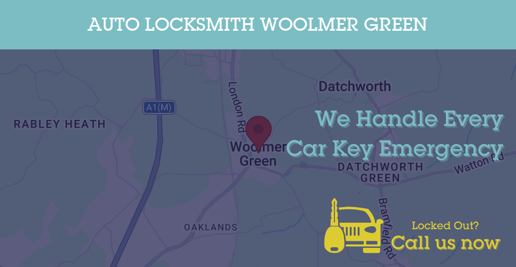 Auto Locksmith Services in Woolmer Green - SG postcode